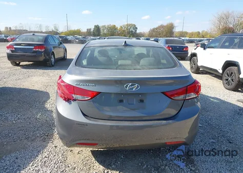 2013 Hyundai Elantra Gls from USA, damaged, VIN 5NPDH4AEXDH373468